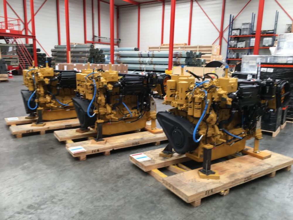 Delivery of 3 pcs propulsion engines CAT C18